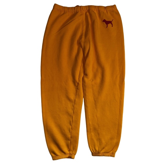 Victoria's Secret PINK Capri Cropped Joggers Sweatpants Size Small Burnt Orange - Picture 14 of 14